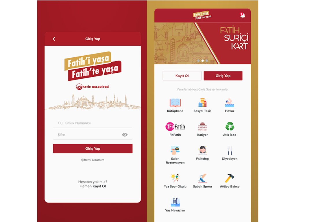 Fatih'te Yaşa Web ve Mobil Uygulaması